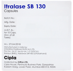 Itralase Sb 130 Capsule 10
