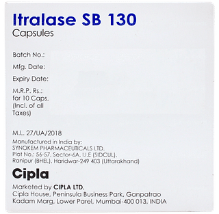 Itralase Sb 130 Capsule 10
