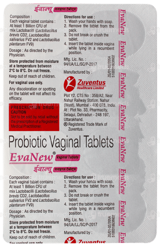 Evanew Vaginal Tablet 8