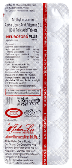 Neuroford Plus Tablet 10