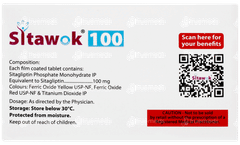 Sitawok 100 Tablet 15