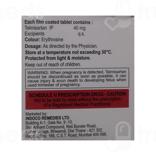 Telmichek 40 Tablet 15