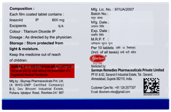 Cuzil 600 Tablet 10 Cuzil 600 Tablet 10