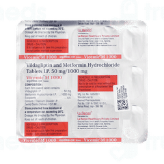 Vicemic M 1000 Tablet 15 Vicemic M 1000 Tablet 15