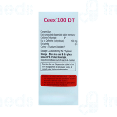 Ceex 100 MG Tablet Dt 10
