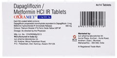 Oxramet 5mg/500mg Tablet 14