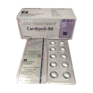Cardiovil 50 Mg Tablet 10