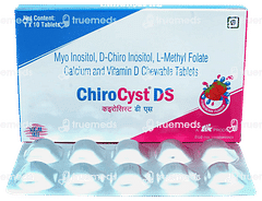 Chirocyst Ds Strawberry Flavour Sugar Free Chewable Tablet 10