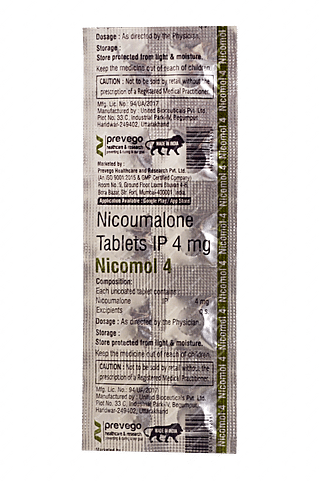 Nicomol 4 MG Tablet 10