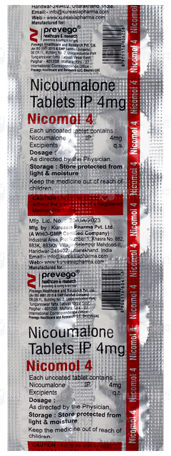 Nicomol 4 Tablet 10
