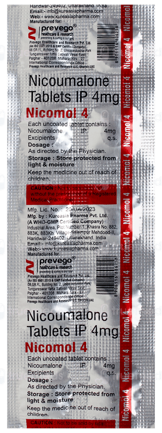 Nicomol 4 Tablet 10