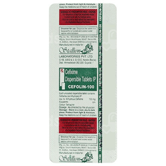 Cefolin 100 Mg Tablet 10