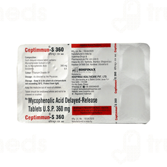 Ceptimmun S 360 Tablet 10 Ceptimmun S 360 Tablet 10