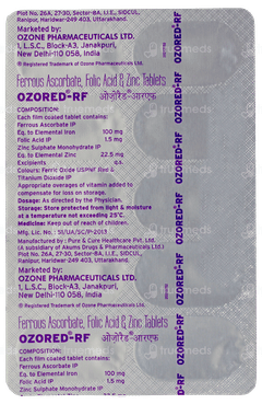 Ozored Rf Tablet 10