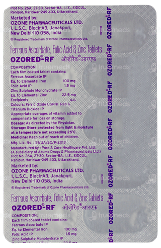 Ozored Rf Tablet 10