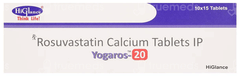 Yogaros 20 Tablet 15