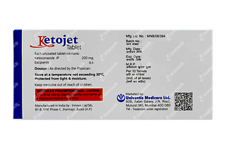 Ketojet 200 MG Tablet 10