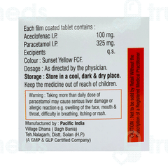 Acelive P 100/325 MG Tablet 10 Acelive P 100/325 MG Tablet 10