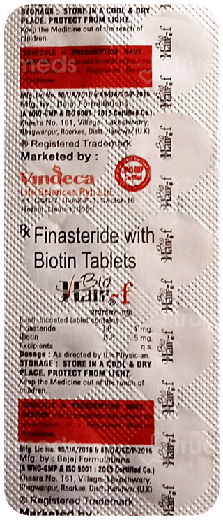 Bio Hairr F 5/1 Mg Tablet 10