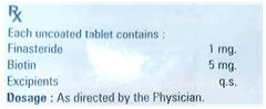 Bio Hairr F 5/1 Mg Tablet 10