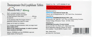 Minirin Melt 60mcg Tablet 30