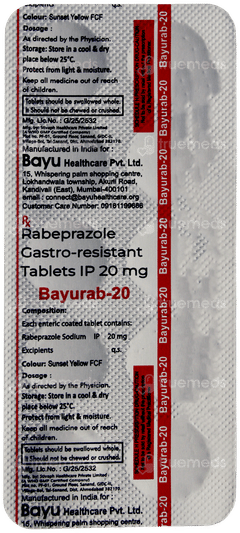 Bayurab 20 Tablet 10