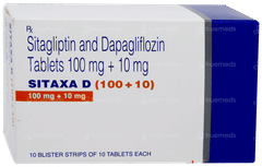 Sitaxa D 100+10 Tablet 10 Sitaxa D 100+10 Tablet 10