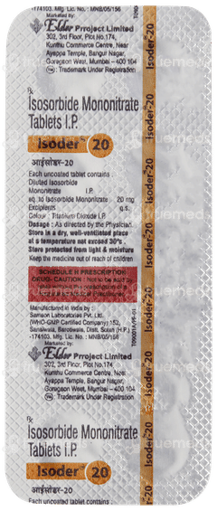 Isoder 20 Tablet 10