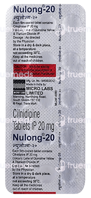 Nulong 20 MG Tablet 15