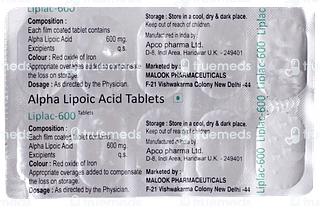 Liplac 600 Tablet 10