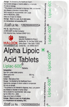Liplac 600 Tablet 10