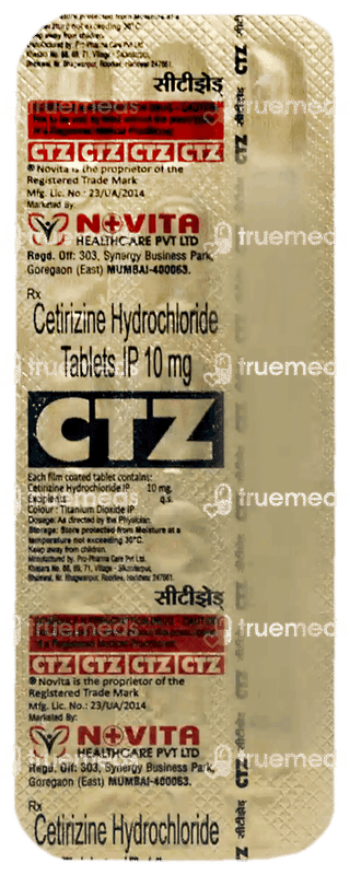Ctz 10 (novita) Tablet 15