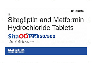 Sita Od Met 50/500 MG Tablet 10