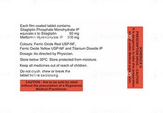 Sita Od Met 50/500 MG Tablet 10