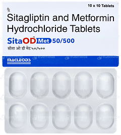Sita Od Met 50/500 Tablet 10