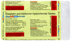 Sita Od Met 50/500 Tablet 10