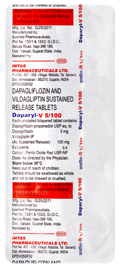 Daparyl V 5/100 Tablet 10