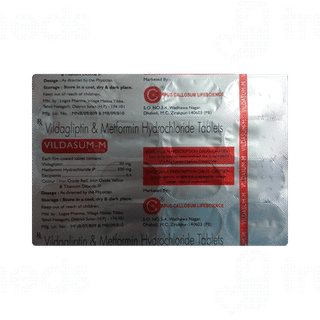 Vildasum M 500/50 Tablet 15