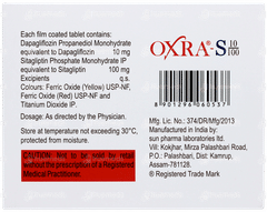 Oxra S 10/100 Tablet 15 Oxra S 10/100 Tablet 15