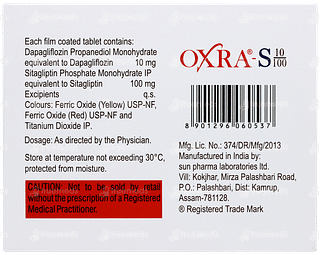 Oxra S 10/100 Tablet 15