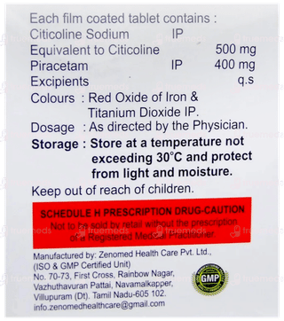 Cogni Plus 500/400Mg Tablet 10