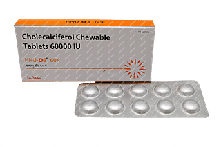 Hnu D3 60k Chewable Tablet 10