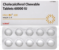 Hnu D3 60k Chewable Tablet 10