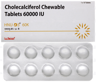 Hnu D3 60k Chewable Tablet 10