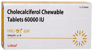 Hnu D3 60k Chewable Tablet 10