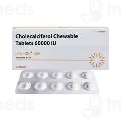 Hnu D3 60K Chewable Tablet 10