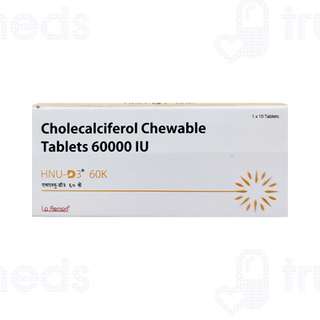 Hnu D3 60K Chewable Tablet 10