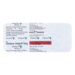 Cilnitrol 10 Mg Tablet 10 Cilnitrol 10 Mg Tablet 10