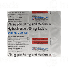 Vildov M 500 Tablet 15 Vildov M 500 Tablet 15