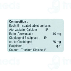 Atorvatin Cl 10/75 Tablet 10 Atorvatin Cl 10/75 Tablet 10